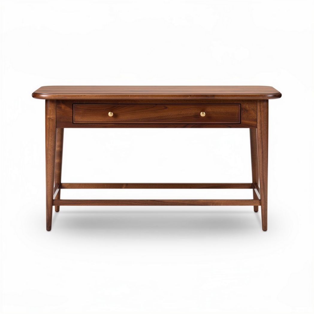 Holztisch aus massiver Eiche mit einer Schublade 120 x 60 x 75cm
